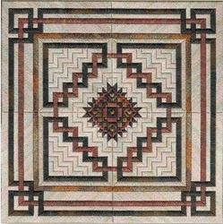 Terracotta Celtic Knot Quilt Revisited